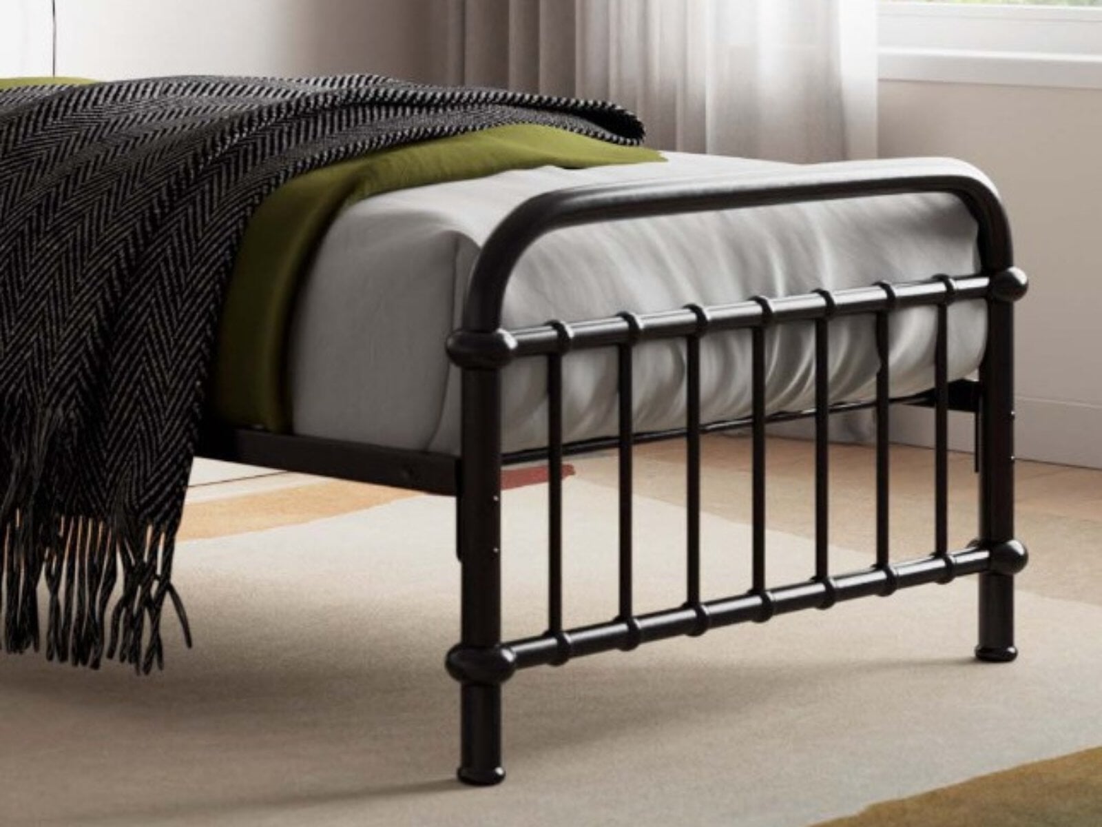 single metal beds