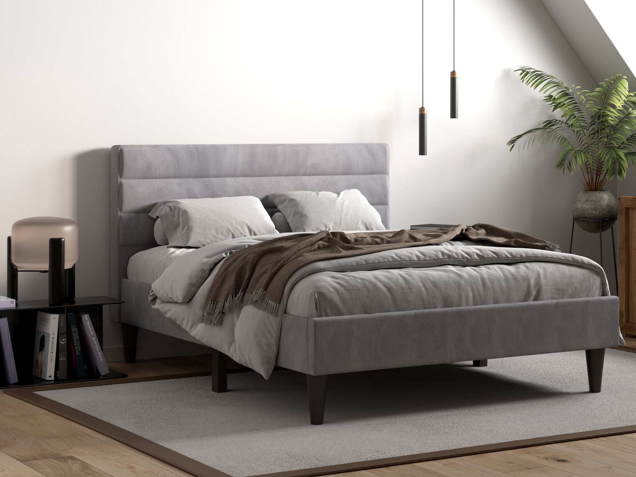 super king fabric beds