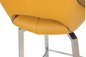 Flair Mako Swivel Leather Effect Bar Chair