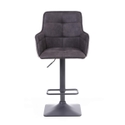 Flair Orion Suede Effect Bar Stool (Pair)
