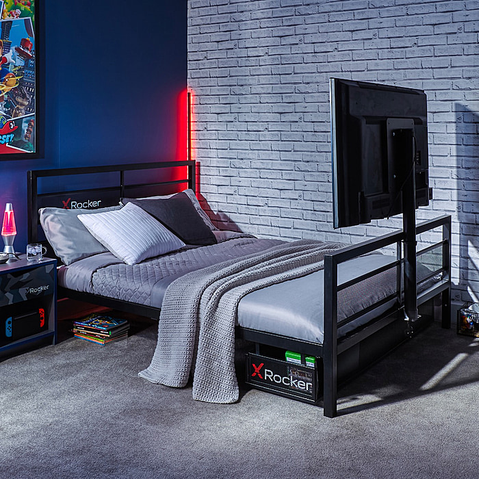X Rocker Basecamp Double TV Gaming Bed