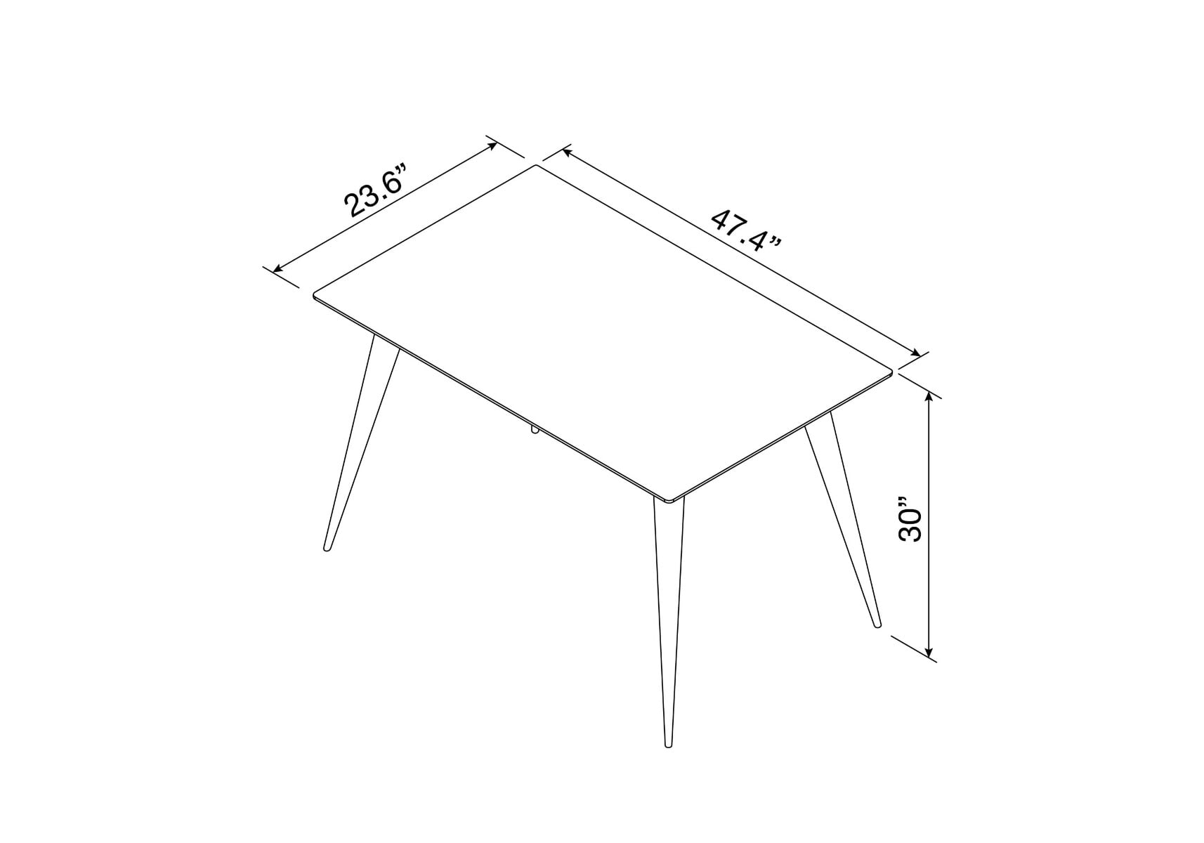 Novogratz brittany clearance walnut desk