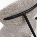 Flair Marisa Tweed Oatmeal Dining Chair (Pair)