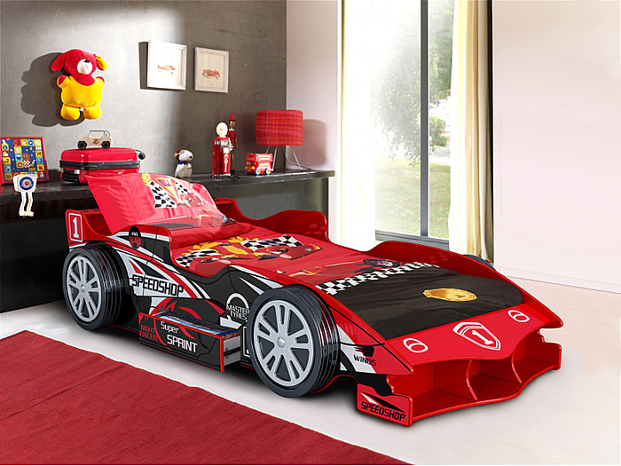 Artisan Speedracer car bed frame in red