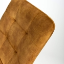 Flair Cadiz Brushed Velvet Bronze Dining Chair (4 Pack)