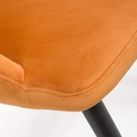 Flair Nero Brushed Velvet Dining Chair (Pair)