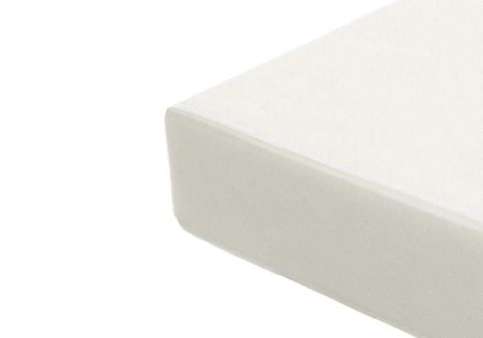 Obaby Foam Cot Mattress 100 x 50 cm, white, 100% polypropylene cover, vented foam core