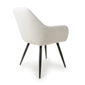 Flair Olympia Boucle White Dining Chair (Pair)