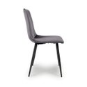 Flair Lisbon Brushed Velvet Dining Chair (4 Pack)