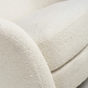 Flair Petra Boucle Vanilla White Tub Chair
