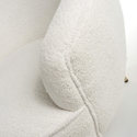 Flair Lucia Boucle Vanilla White Tub Chair