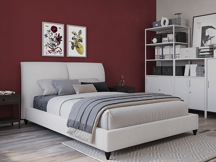 Flair Montello Boucle Fabric Bed