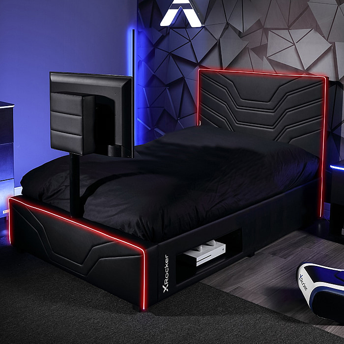 X Rocker Oracle TV Gaming Bed Black
