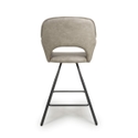 Flair Truro Leather Effect Bar Chair (Pair)