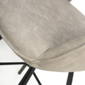 Flair Truro Leather Effect Bar Chair (Pair)