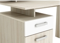 Flair Malicia Desk Oak/White