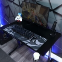 X Rocker Panther Low Profile Esports Gaming Desk