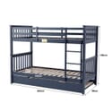 Flair Wooden Zoom Bunk With Trundle