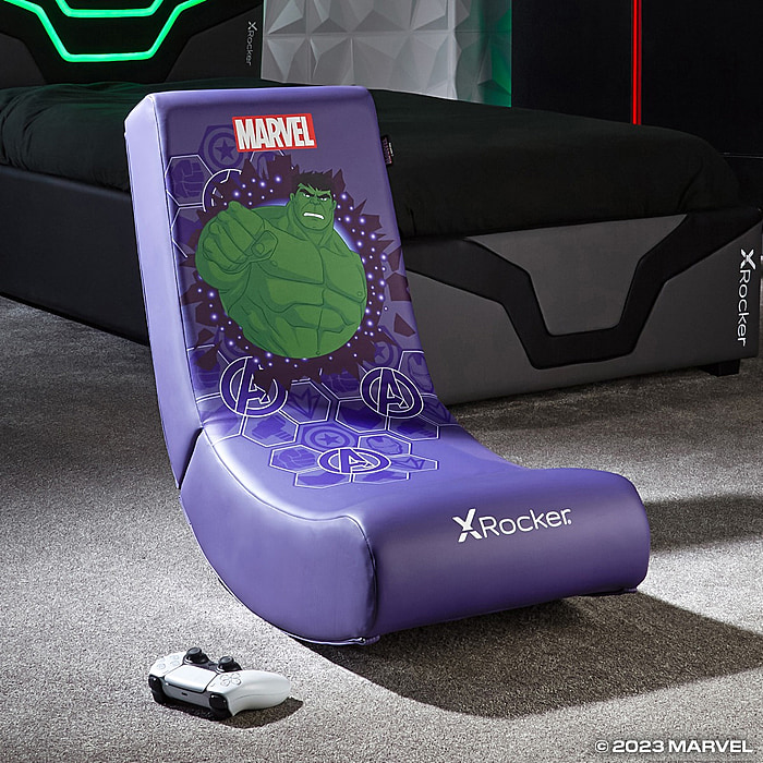 X Rocker Marvel Hero Video Rocker Chair - Hulk