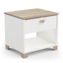 Flair Coline Bedside Table White