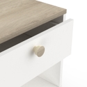 Flair Coline Bedside Table White