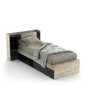 Flair Louise Single Bed Black