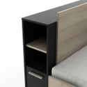 Flair Louise+ Single Bed Black