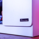 X Rocker Carbon-Tek TV Media Cabinet with Neo Fiber - White
