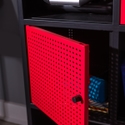 X Rocker Mesh-Tek 6 Cube Tall Storage Unit