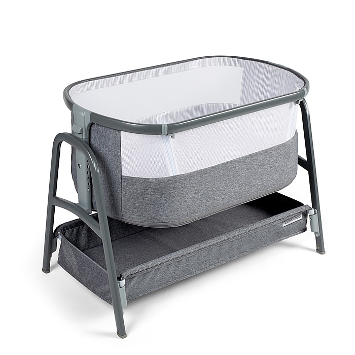 Ickle Bubba Bubba&Me Bedside Crib Bedside baby crib, height adjustable, side opening, see-through mesh