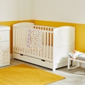 Ickle Bubba Coleby Classic Cot Bed and Under Drawer Traditional style white finish requires a 140x70cm mattress