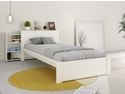 Noomi Juno Storage Bookcase Bed Single White