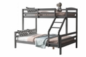 Flair Grey Wooden Hopin Triple Bunk Bed
