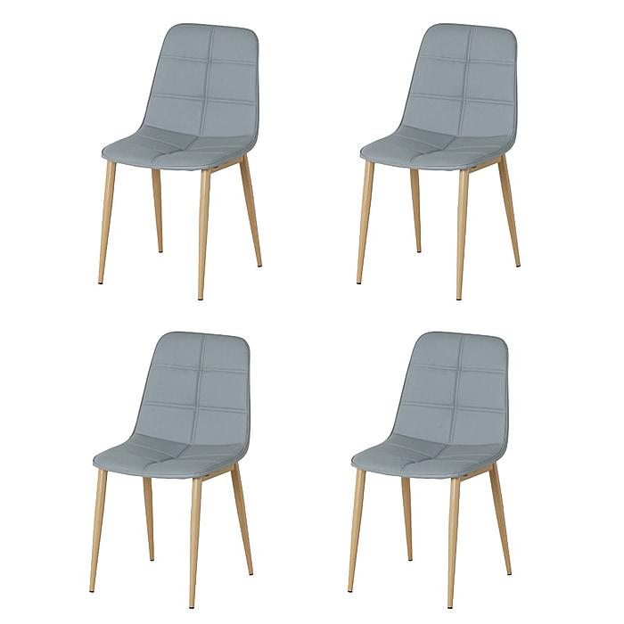 Flair Torino Dining Chair - Cool Grey (Pack Of 4)