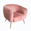 Flair Borchester Armchair - Dusty Pink
