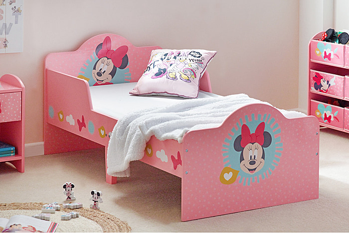 Disney Minnie Mouse Pink Toddler Bed