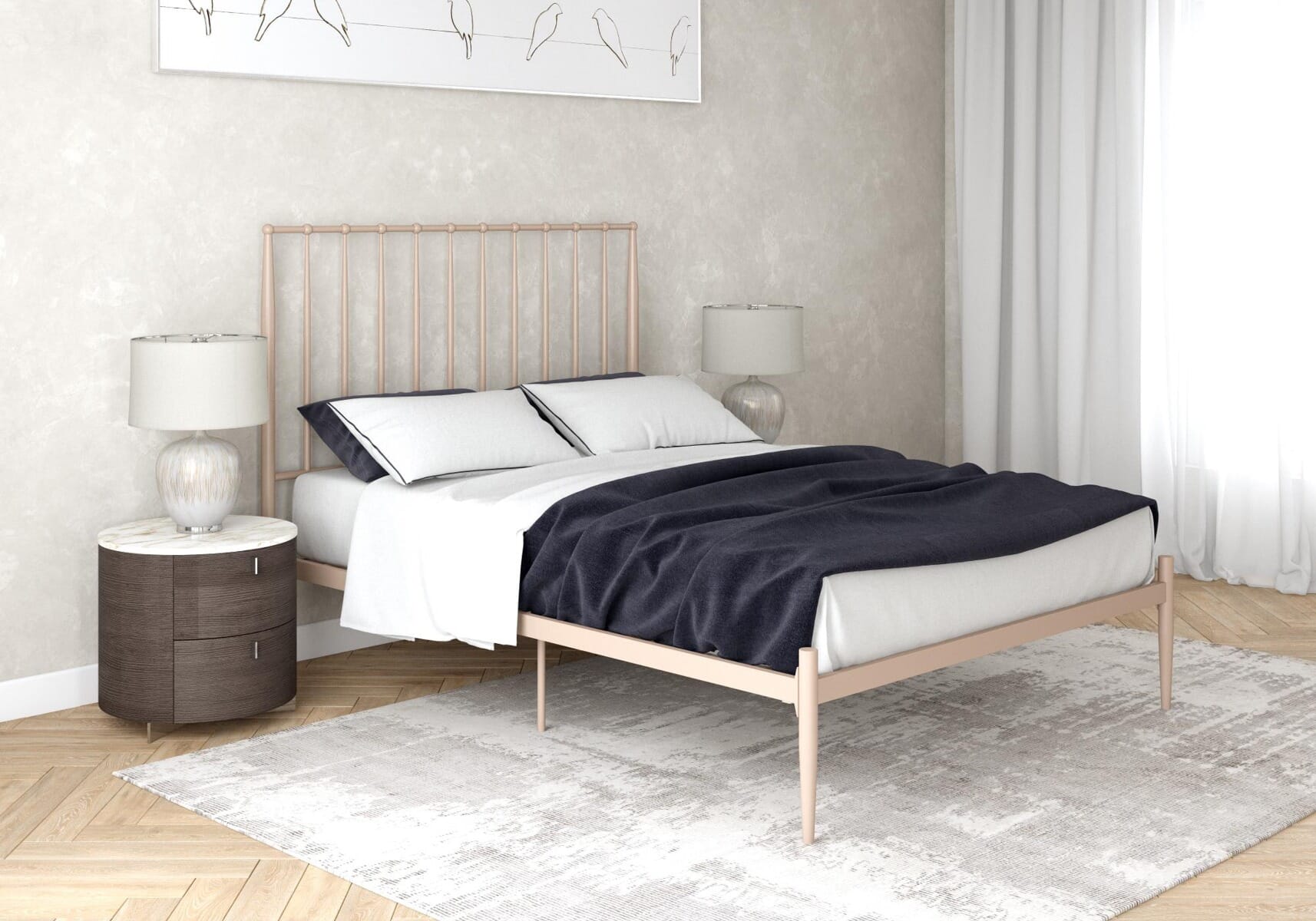Dorel Giulia Metal Bed | Bed Kingdom