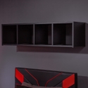 X Rocker Mesh-Tek 4 Cube Floating Wall Shelf Storage Unit