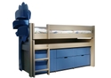 Mathy by Bols Dominique Mid Sleeper Bed with Drawers & Desk
