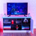 X Rocker Carbon-Tek TV Media Cabinet with Neo Fiber - White