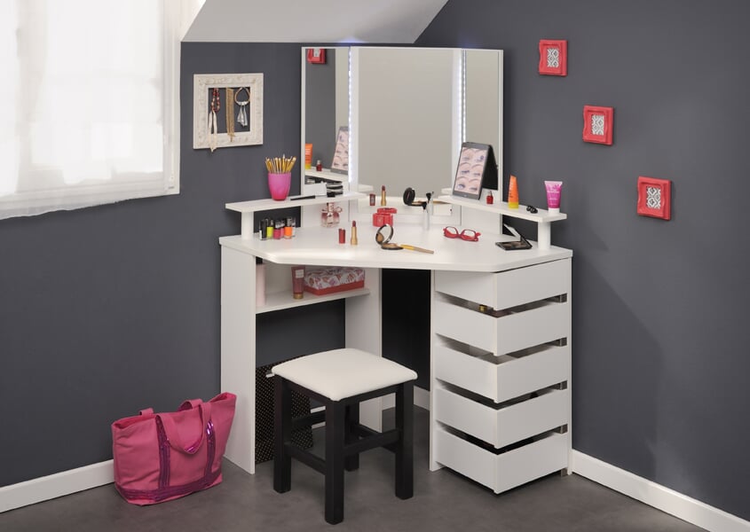 Parisot corner vanity dresser clearance