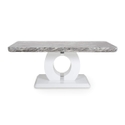 Flair Neptune Marble Effect Grey/White Coffee Table