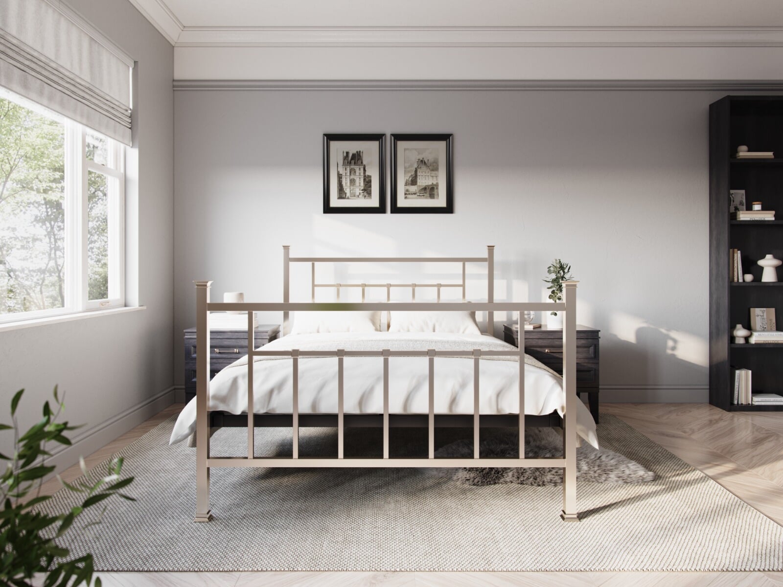 Next bed store frames metal