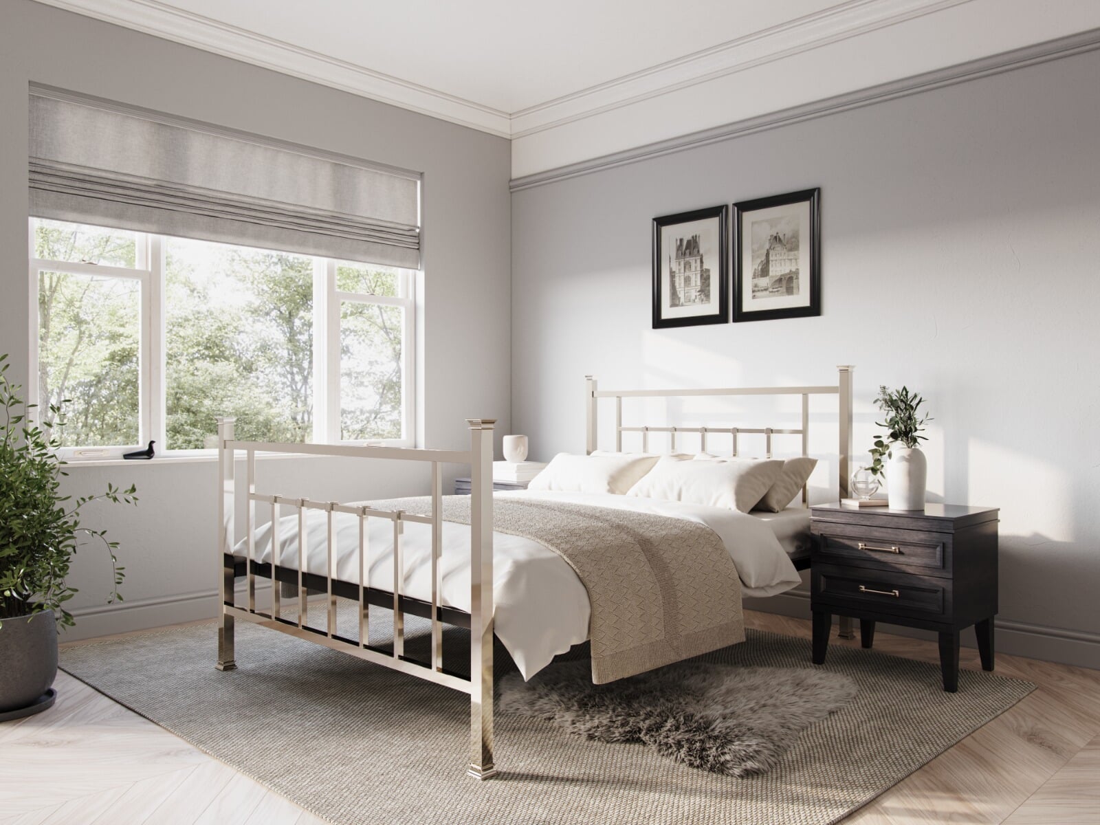 Double bed on sale frame for teenager