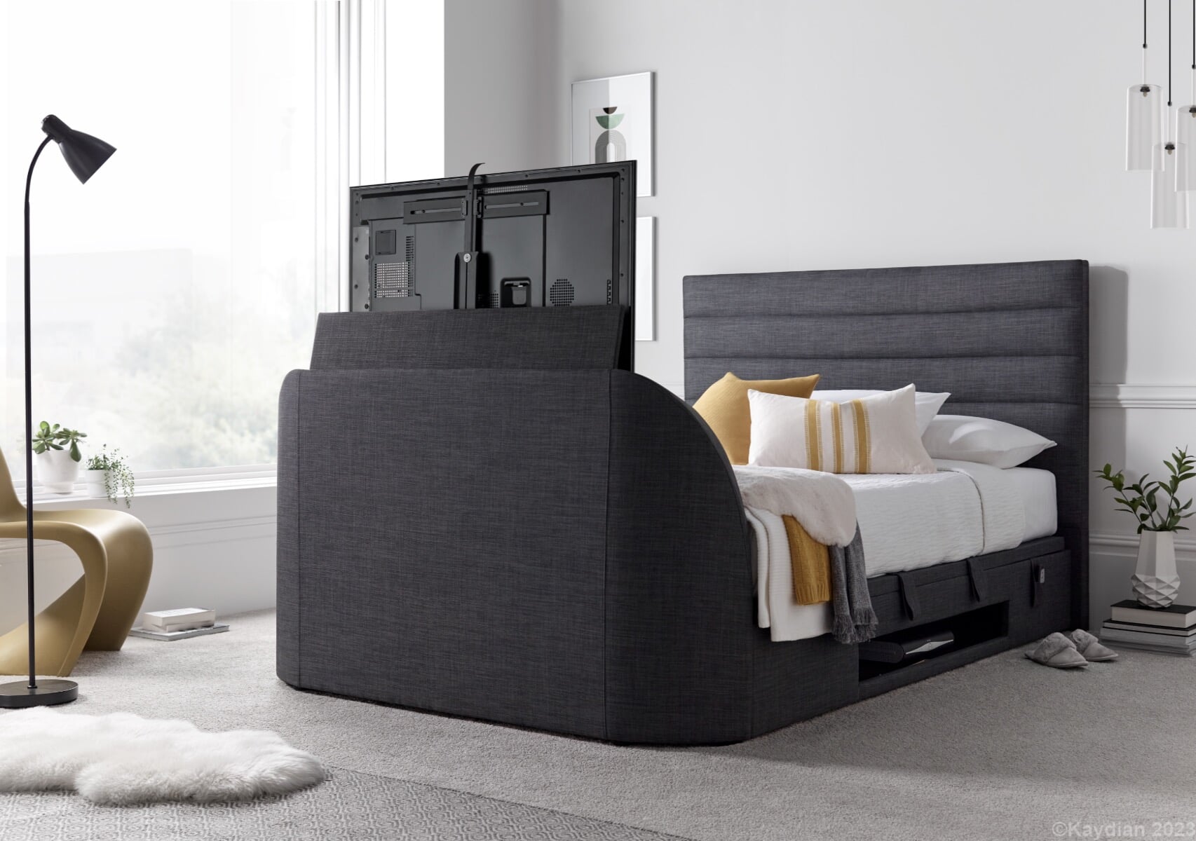 Ottoman tv clearance bed