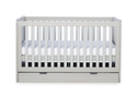 Ickle Bubba Pembrey Cot Bed, Under Drawer, Cot Top Changer, Tall Chest