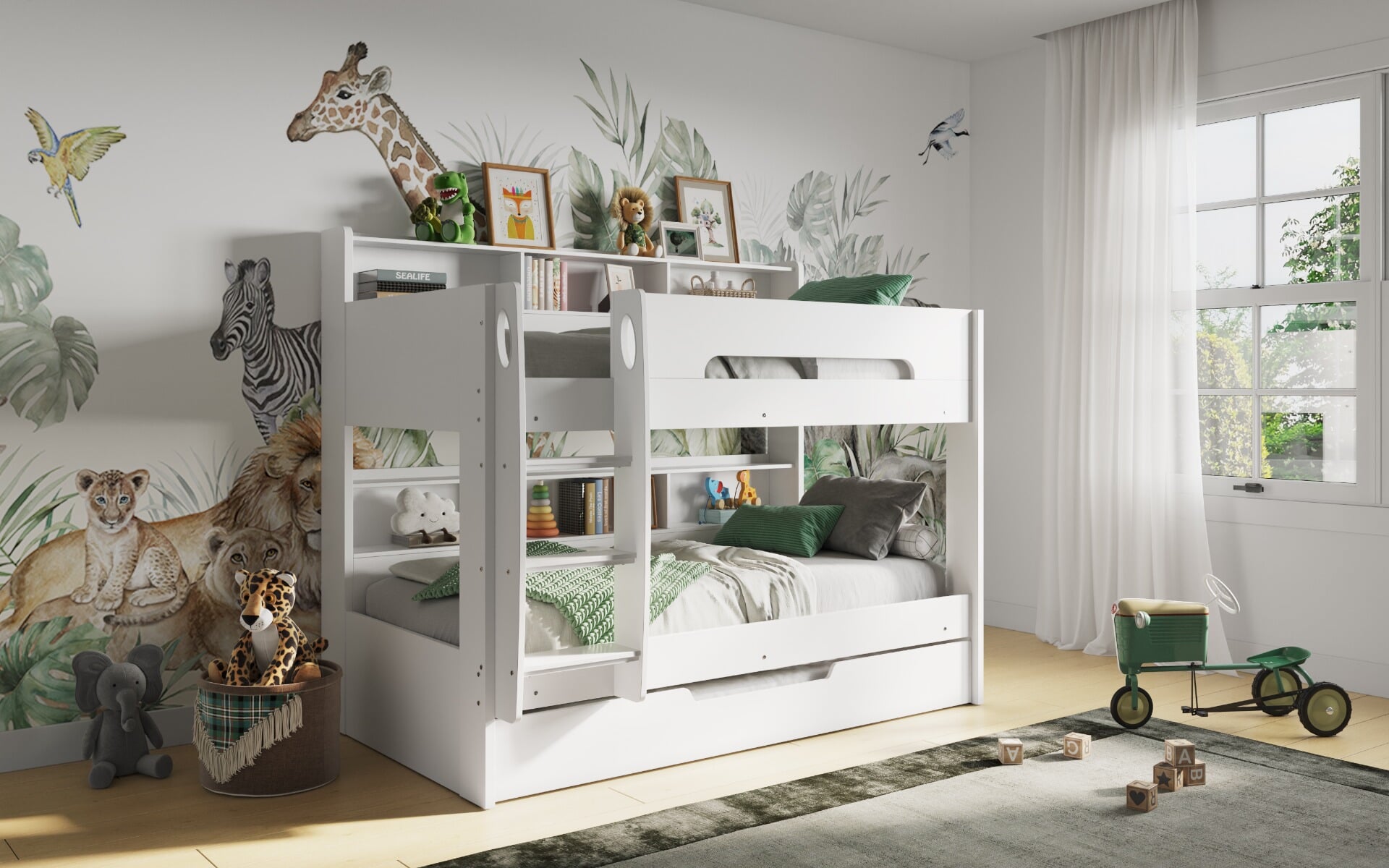 Orion white on sale bunk bed