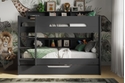 Flair Interstellar Bunk Bed Grey With Optional Trundle