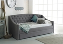 Flair Aurora Grey Fabric Daybed With Trundle
