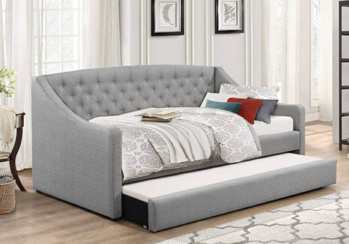 Flair Furnishings Aurora Fabric Daybed With Trundle